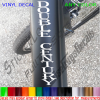 DOUBLE CENTURY Cycling Down Tube Seat Fork Frame Decal Cycling Bicycle Cyclist Bike